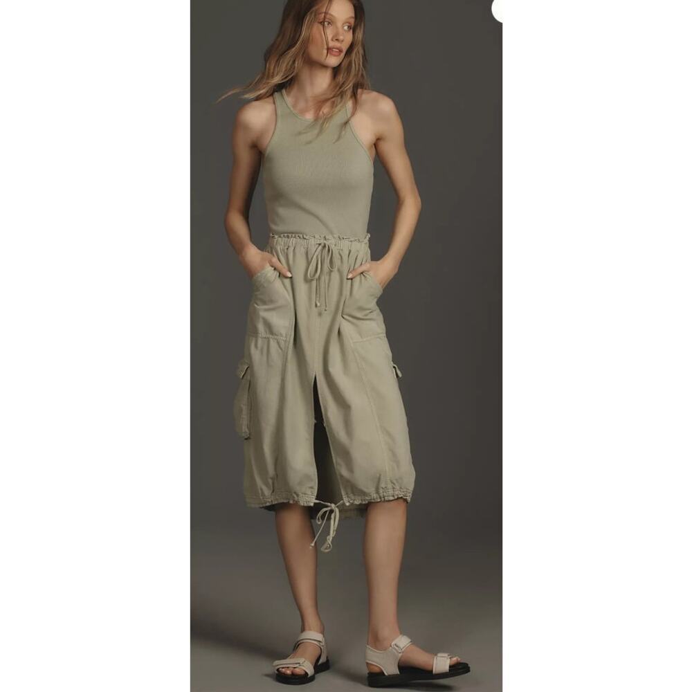 Anthropologie Daily Practice twofer midi dress women's size small